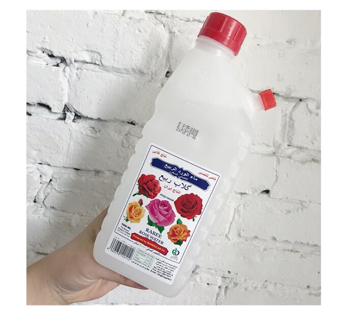 伊朗迪拜rabee大马士革玫瑰水纯露补水爽肤保湿1000ml大瓶装送女友
