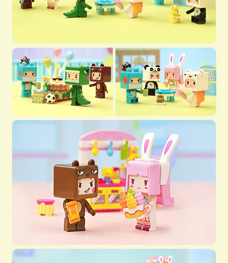 迷你世界手办 启蒙迷你世界游戏同款盲盒玩具模型拼装乐积木高男女