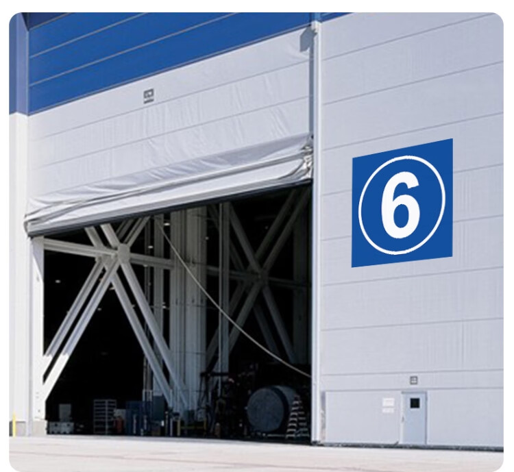 仓库大门车间编号牌标识牌 数字123456789号码牌耐用反光膜铝板标志牌