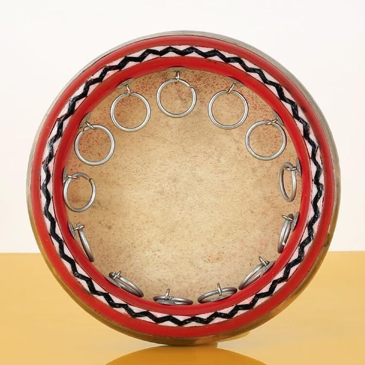 新疆手鼓标准演出表演鼓儿童演奏手鼓男女通用牛皮做的标准手鼓 25cm
