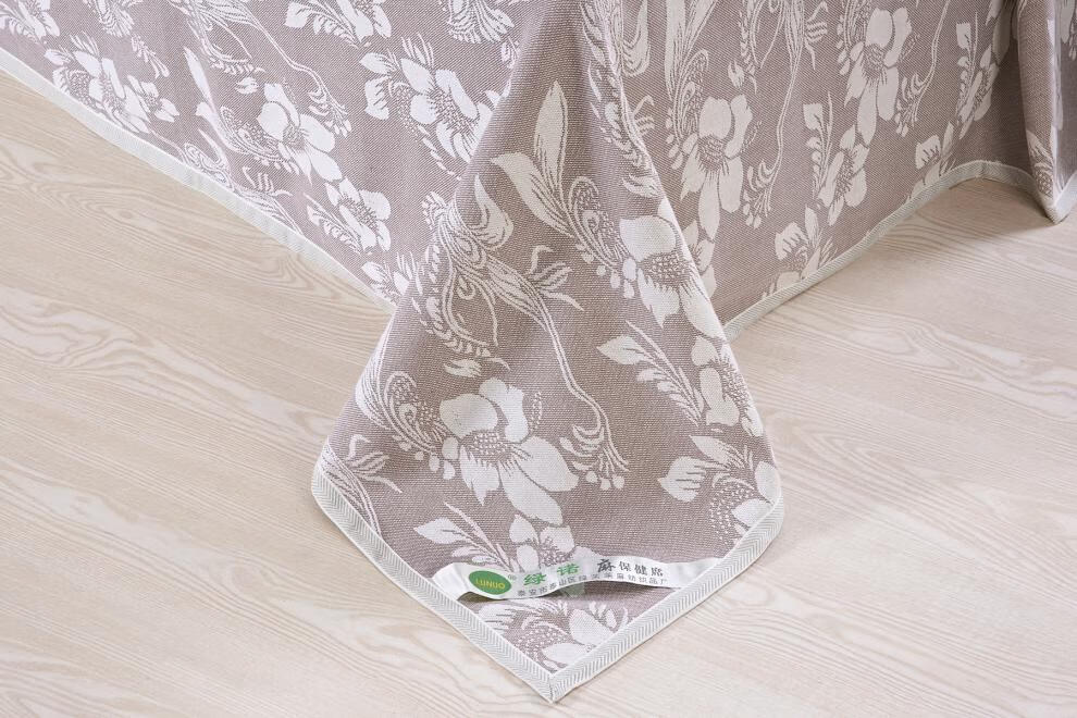 汉麻棉凉席汉麻凉席三件套出口大亚麻席湿纺加厚床单