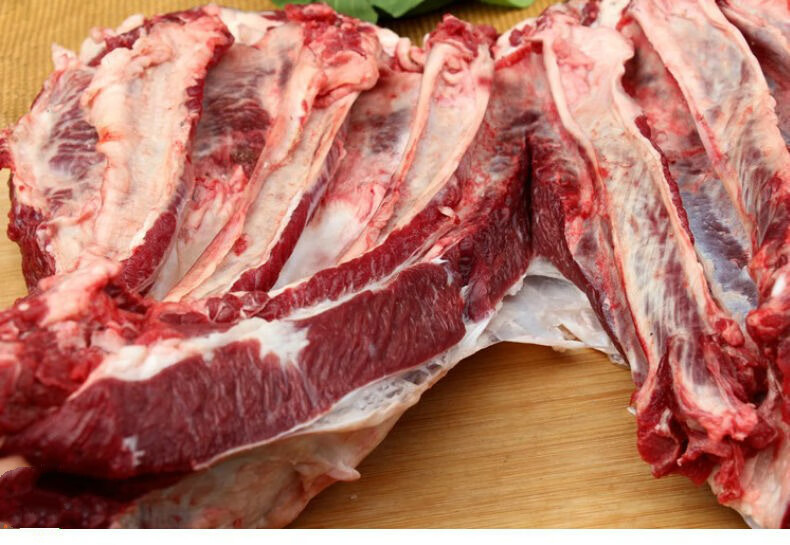 农家黄牛肋条肉 去骨牛肋排肉 鲜牛肉 鲜嫩多汁 郎纳新威 3斤原切牛