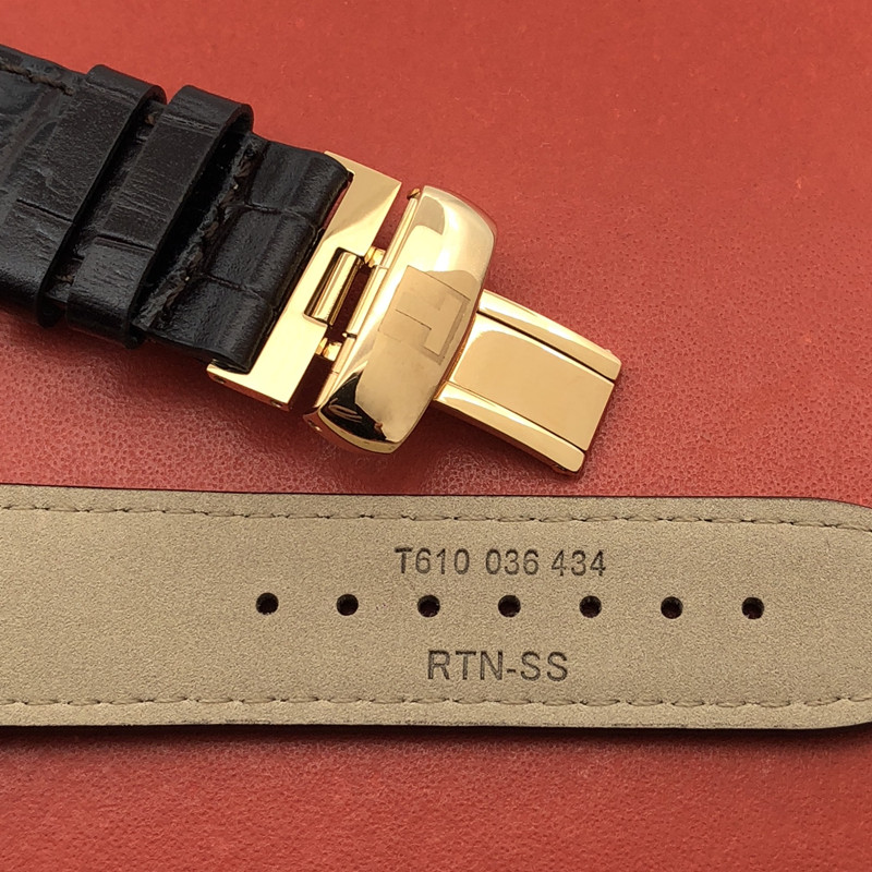 适配1853天梭宝环系列t108皮带 t108408a真皮表带配件20mm男士 原厂