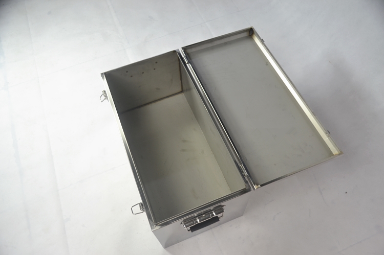 304不锈钢工具箱子大号201防盗带锁防水收纳503030运钞转运定制201实