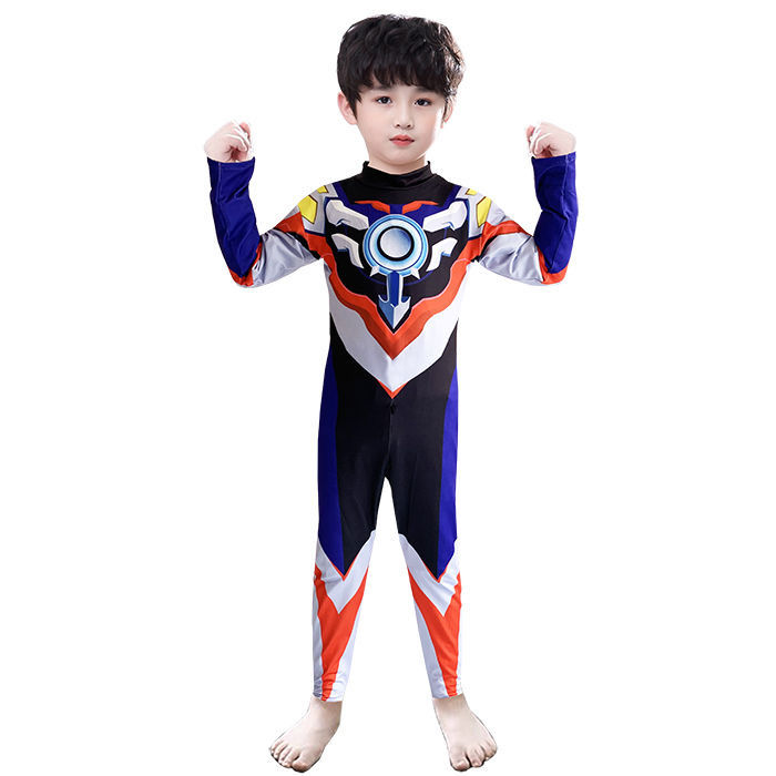 奥特曼连体泳衣 迪迦奥特曼泳衣防晒长款连体泳衣捷德奥特曼连体长袖