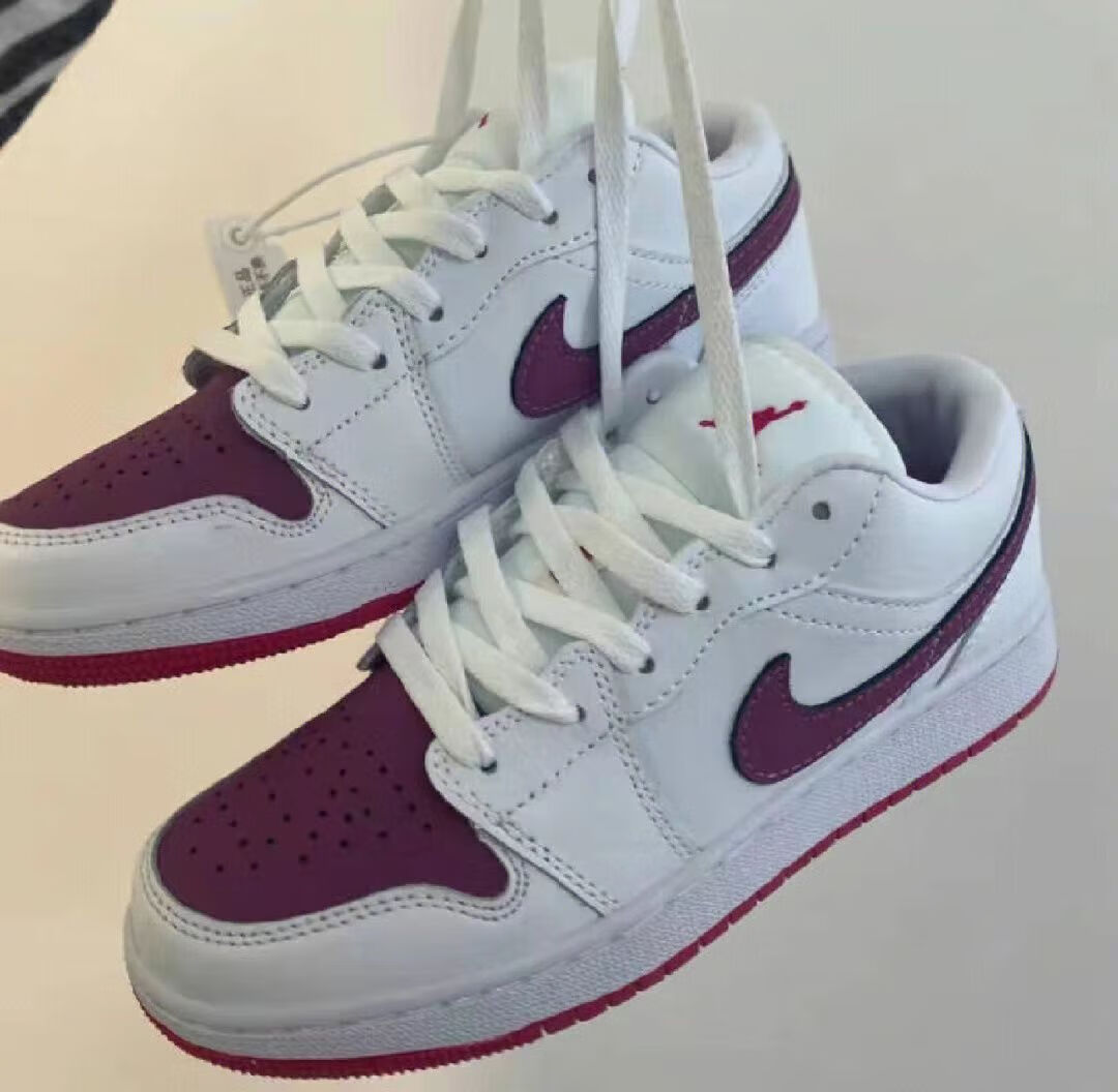 gs白粉桃心低帮板鞋学生校园纯原公司级 aj情人节 36