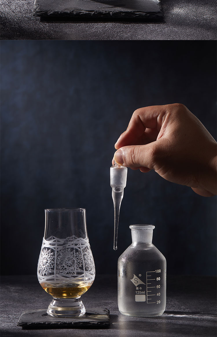 barsoul无铅玻璃威士忌品鉴点水60ml100ml闻香杯玻璃滴管滴瓶定制 bar