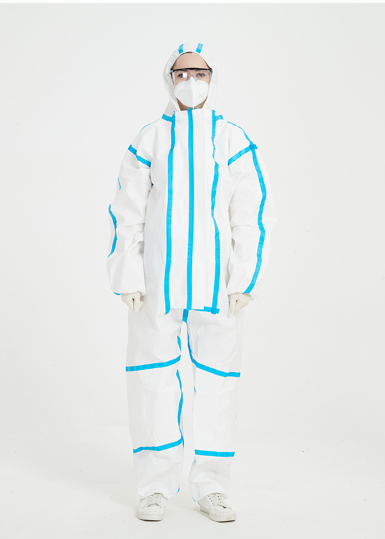 友邦医用防护服隔离衣1套装独立包装中码175不含鞋套防护服1套装大码