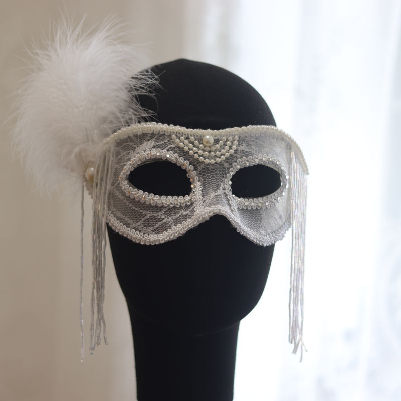 欧美时尚半脸性感眼罩万圣诞节黑色蕾丝狐狸派对面具夸张舞会头饰