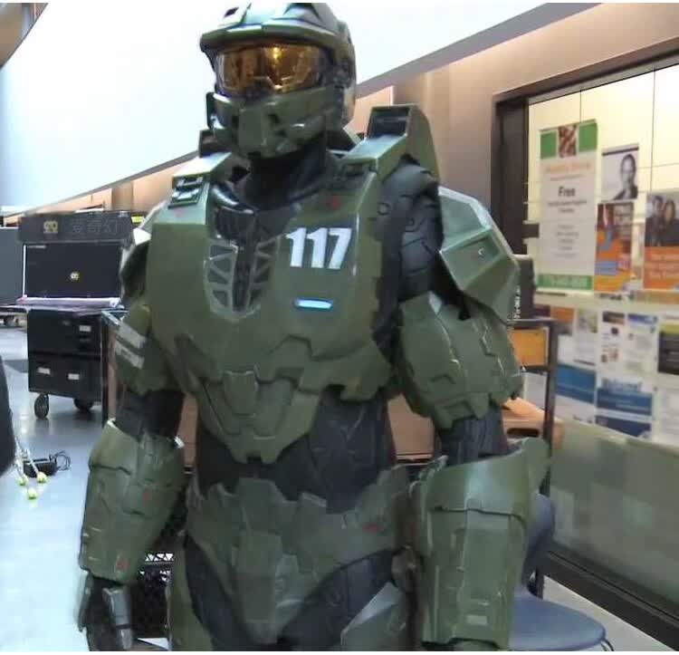 士官长cos服斯巴达黎明号士官长可穿戴头盔摆件全身盔甲手工eva模型