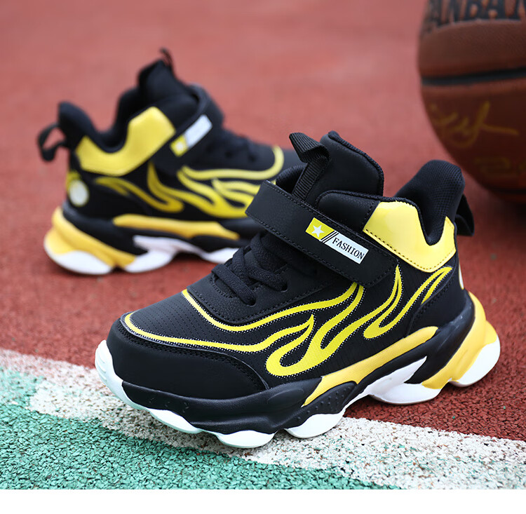 耐·克ni·ke官方儿童运动鞋男童高帮篮球7中大童8透气网面12岁男孩