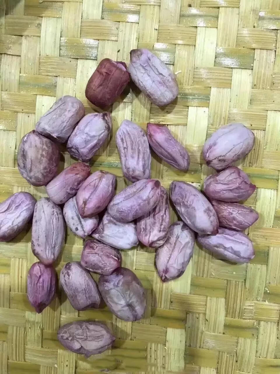 姥家莱紫衣花生龙岩水煮花生晒干原味带壳香酥农家白晒紫衣花生500g2