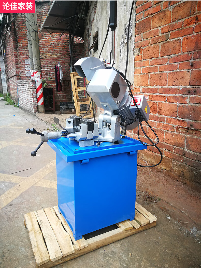 不锈钢管切管机多功能4590度单双速金属圆锯机无毛刺水锯气动切管机