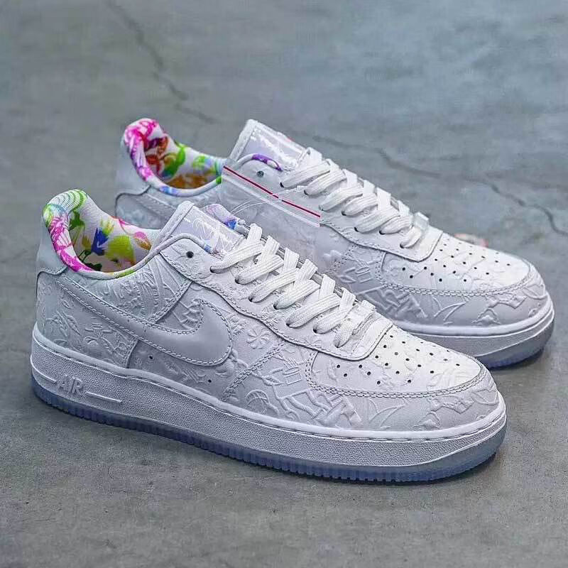 af1空军一号剪纸限定男女鞋中国风骨白休闲百搭ins运动鞋小白鞋空军
