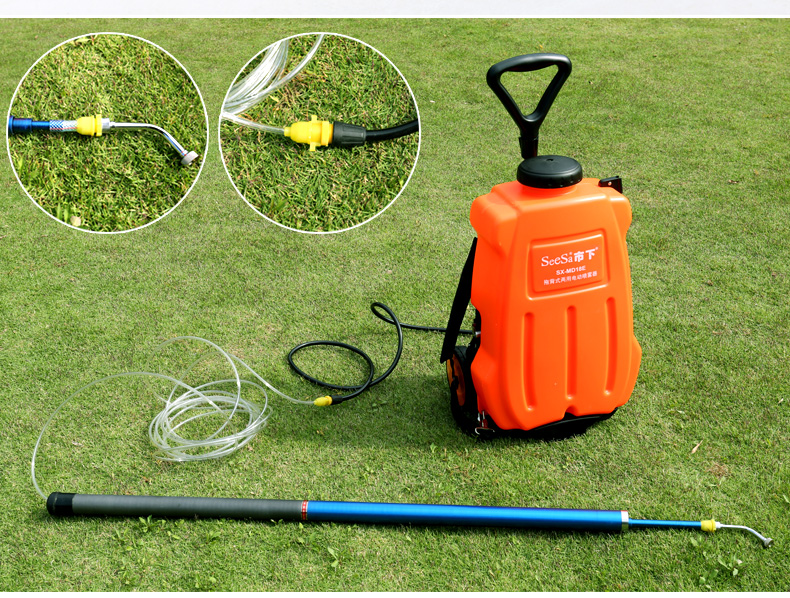 农用伸缩加长加高杆钓鱼竿打药喷果树打槟榔电动喷雾器喷杆配件06745