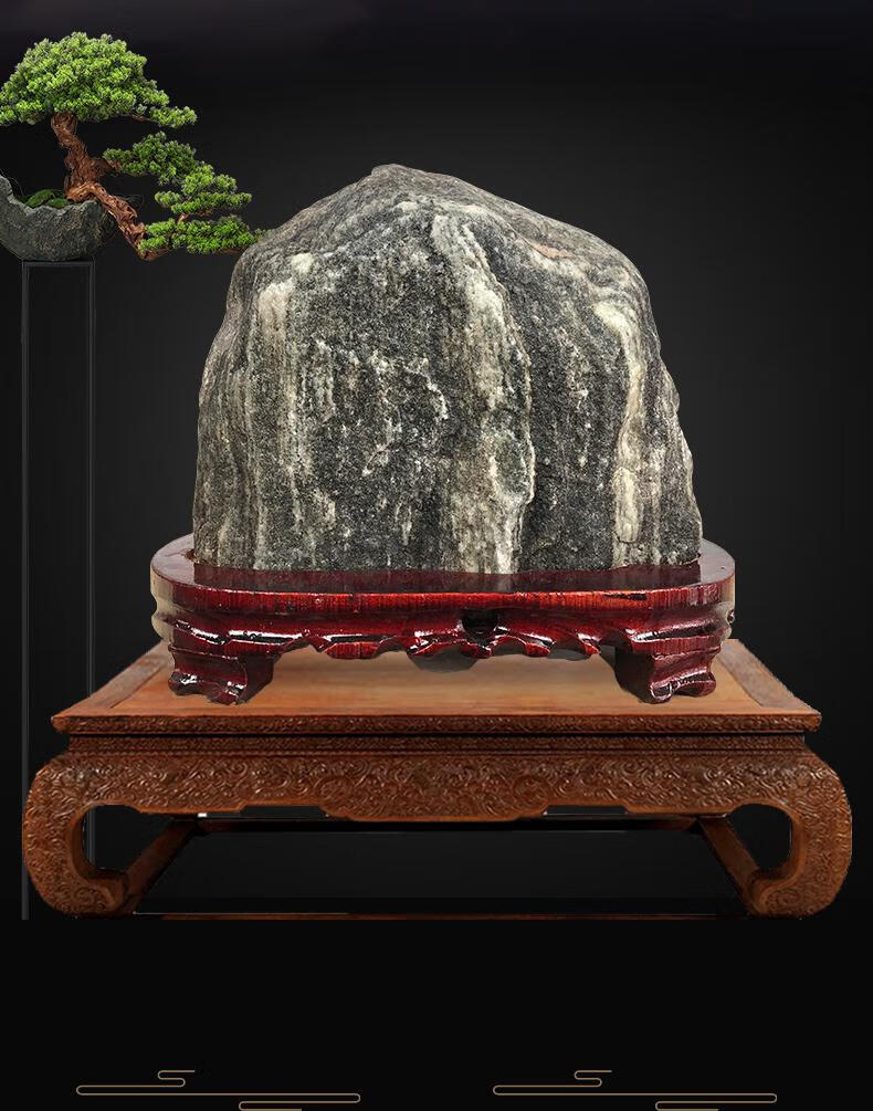 靠山石 阳台泰山石敢当天然原石补角办公室靠山石景观石奇石家居风水