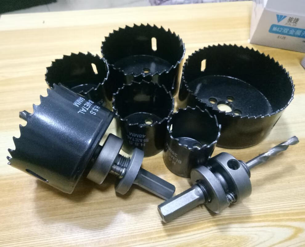 中心定位钻连接杆禹王消防管道开孔器钻头百顺迈克5364813846516181各