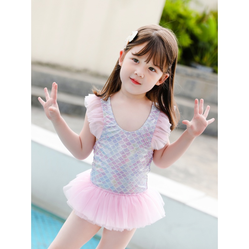 泡温泉的泳衣儿童泳衣女宝宝泡温泉可爱女童公主泳衣小中大童婴幼儿