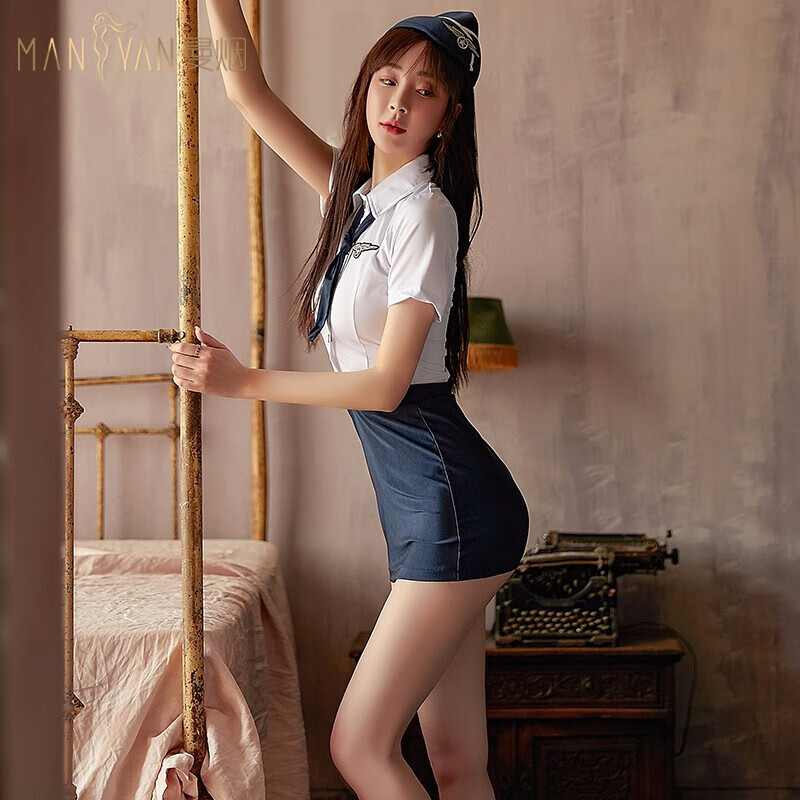 新品曼烟情趣内衣女性感jk制服诱惑角色扮演二次元百褶裙学院风超短裙