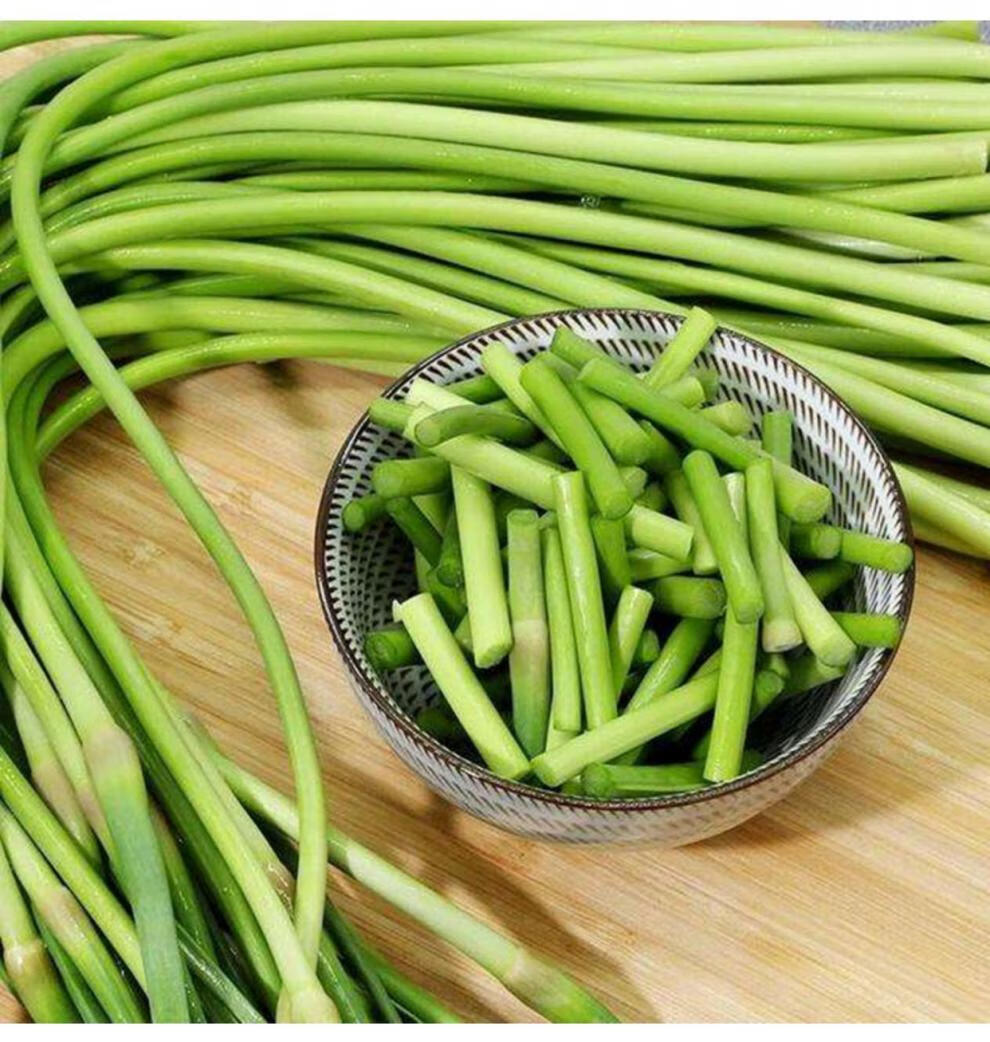 jd物流2021新鲜蒜苔当季蔬菜农家自种蒜薹蒜毫青蒜台1500g备