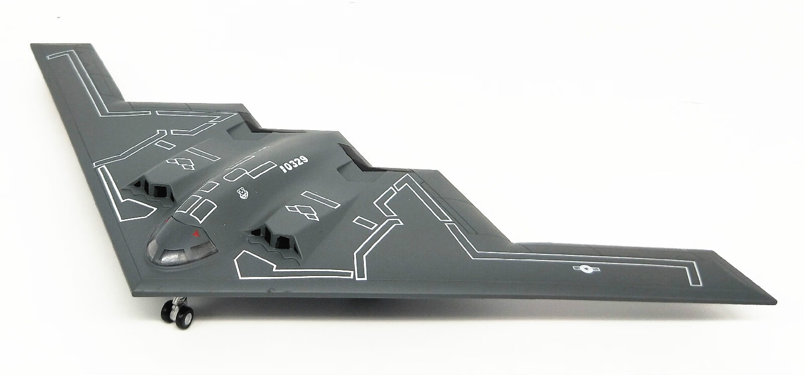 b2轰炸机1200美国空军幽灵b2隐形战斗机仿真飞机模型合金静态摆件