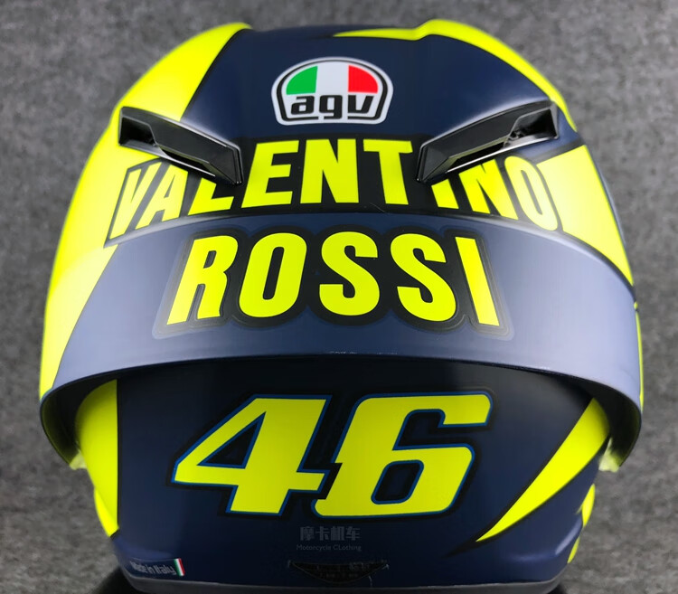 pistagprr70周年罗西日月罗拉轨迹串珠摩托车赛道碳纤维头盔