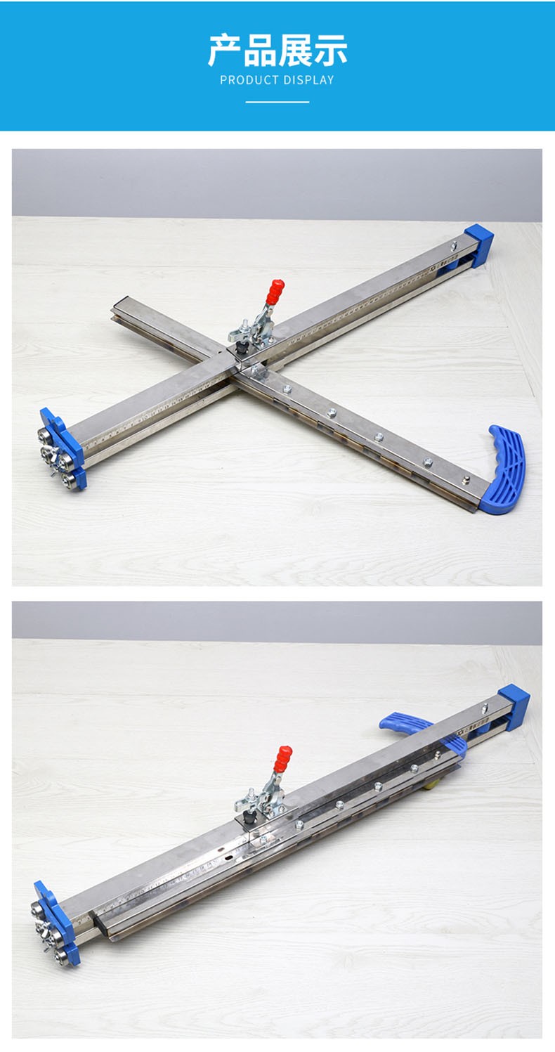 石膏板裁割器不锈钢切割刀木工滚轮式手推裁板神器卷冉1秒定位轴承10