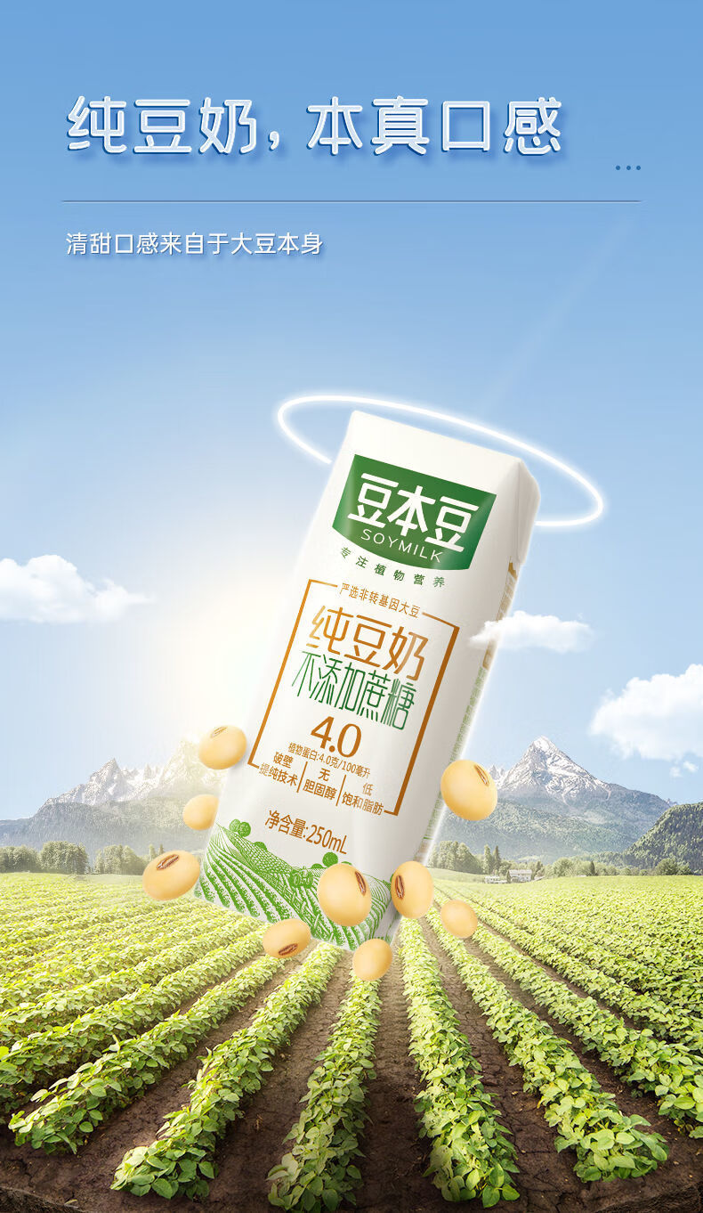 7月产豆奶250ml12瓶礼盒装早餐奶学生奶唯甄豆奶纯黑无糖豆奶12盒礼盒