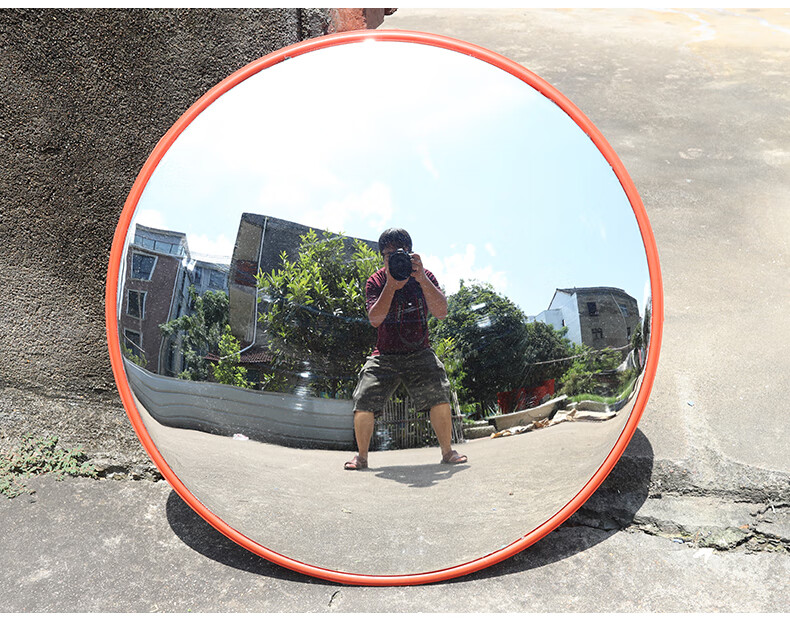 凸透镜镜片公路用凸透镜镜片室外交通80cm广角镜道路转弯镜凹凸面镜