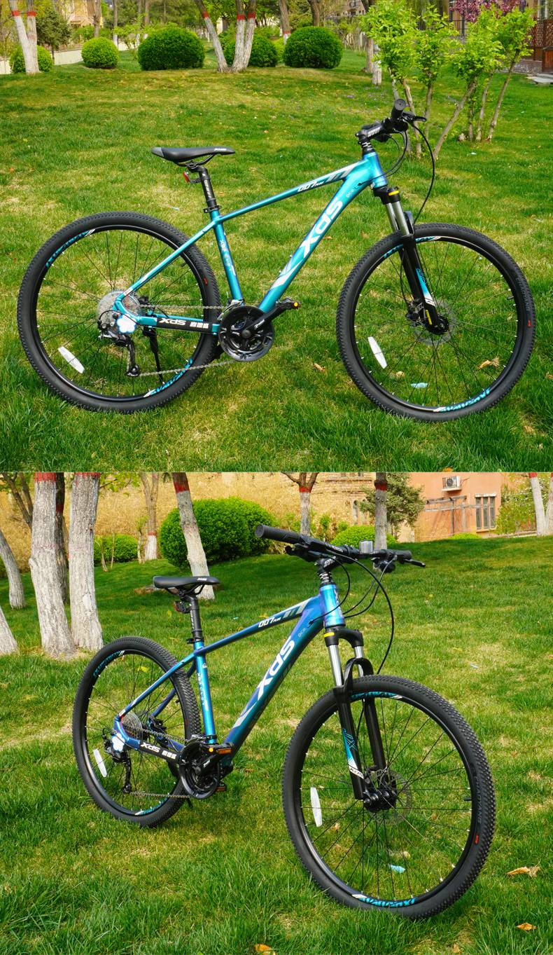 自行车喜德盛山地自行车jx007plus运动自行车x6铝合金变色车架27速油