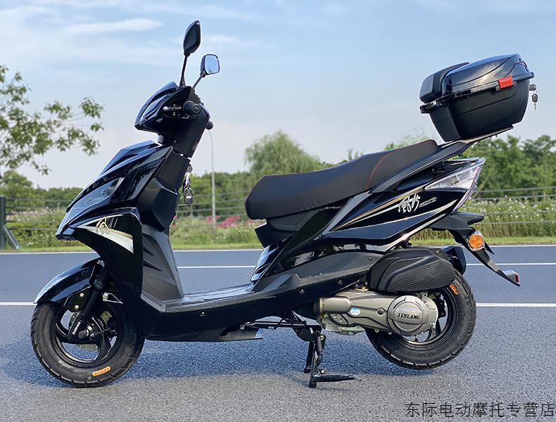 风行125cc国四电喷踏板摩托车燃油整车可上牌省油双碟刹雅马哈款二代