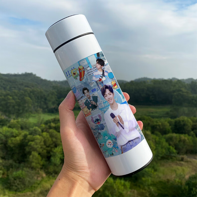 2022新款肖战同款智能保温杯 肖战同款智能保温杯签名女生水杯子定制