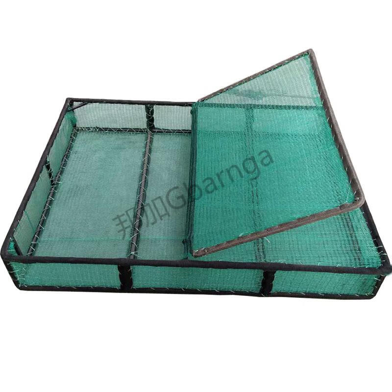 邦加gbarnga活虾运输框虾笼装虾笼暂养笼养鱼大网箱运虾框装虾框暂养