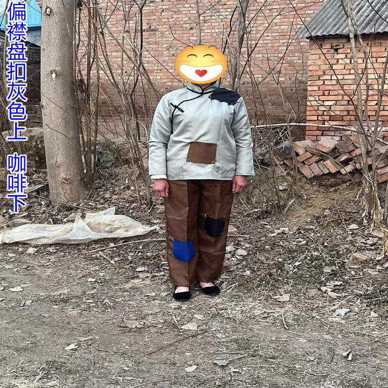 维玛罗乞丐衣服破烂搞笑叫花子服装古代丐帮要饭服补丁演出服搞怪网红