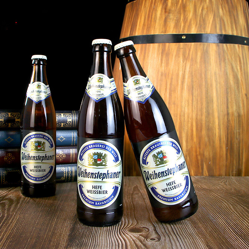 德国进口维森小麦白啤酒唯森hb啤黑啤柏龙艾丁格精酿德啤500ml5瓶德国