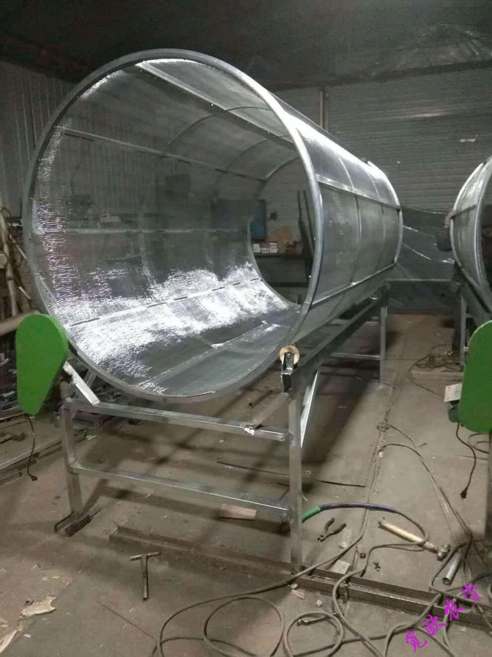 全自动电动筛草机滚筒筛草机牛羊用草筛子小型筛草机机器两米长120宽