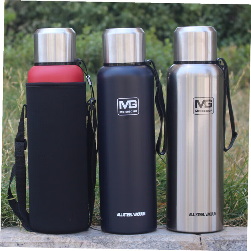 全钢304不锈钢保杯15l大容量男女便携泡茶户外运动水壶1000ml加厚750