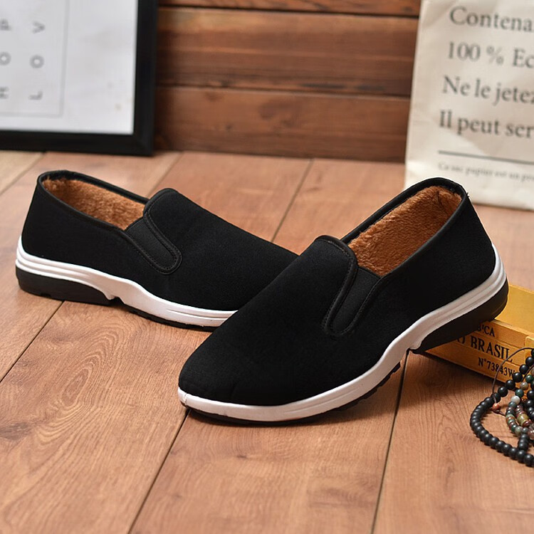 【鞋子京选】看守所监狱冬季男女士棉鞋加厚加绒保暖老北京布鞋囚犯