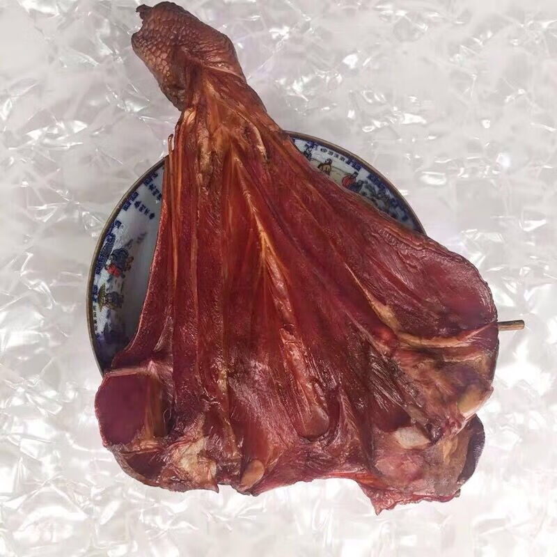 江西宜春腊火鸡腿超大整只700/950克烟熏火腿腊肉多开胃农家腌制 净重