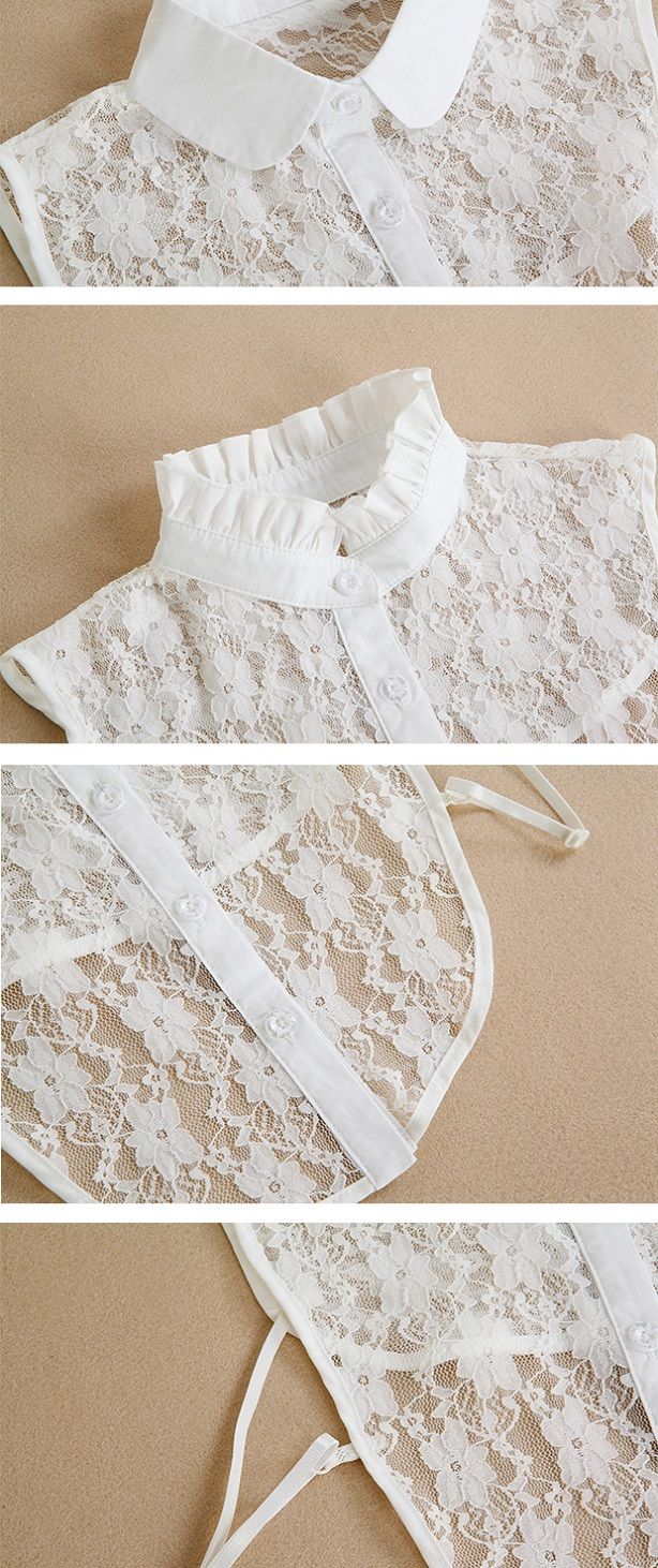 新品假领女新款毛衣装饰假领子女特蕾娅公主领白色立领多功能女士衣领