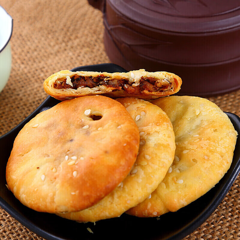 南京特產鴨油酥燒餅傳小吃統糕點江南夫子廟燒餅名吃零食美食禮袋182