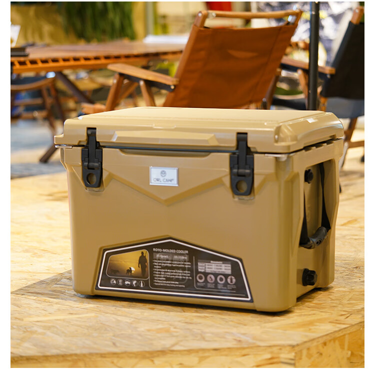 新品owlcamp户外露营大容量pp塑料冰啤酒保温桶 冰桶冷藏箱水桶 owl