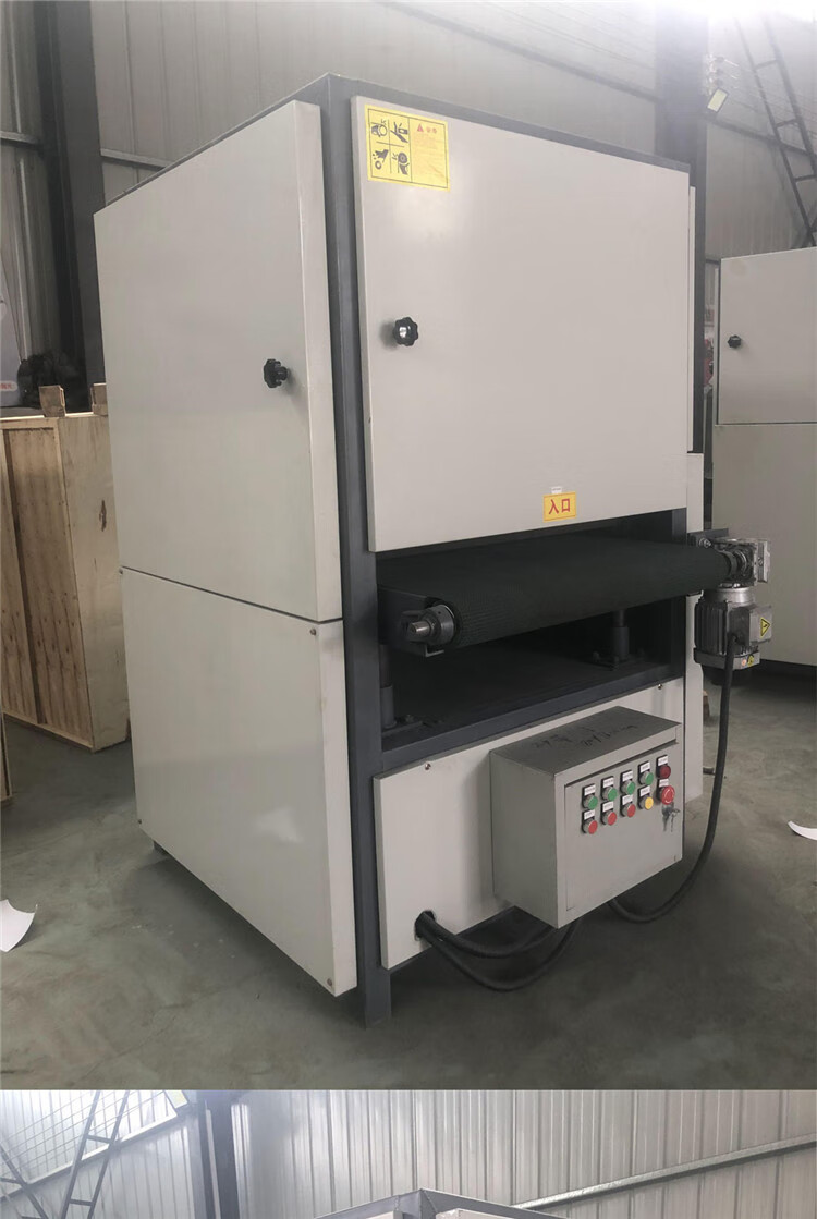 定制全自动台式平面抛光机金属去毛刺砂带不锈钢拉丝机砂光除锈打磨机