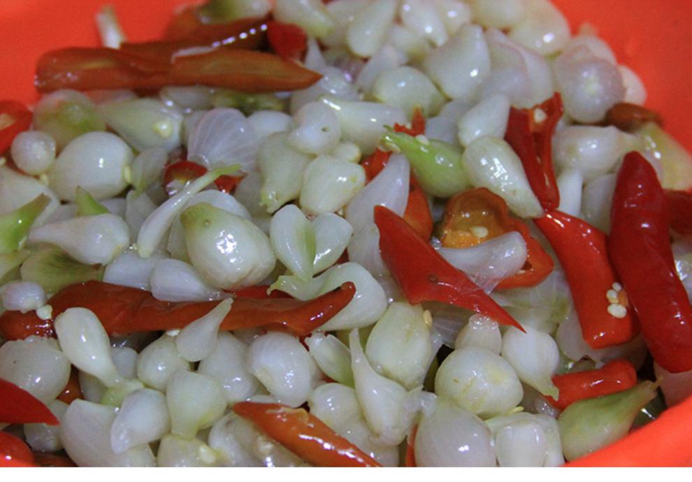 橙伯乐农家腌葱头腌制荞头泡菜腌豆角特产腌菜小蒜头下饭小菜藠头腌