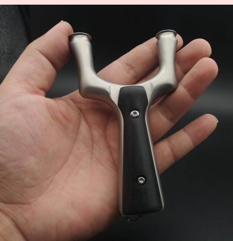 驴霸(lvba)威力大手感好弹弓飞虎扁皮筋圆撑头弹躬弹工440高精度精准