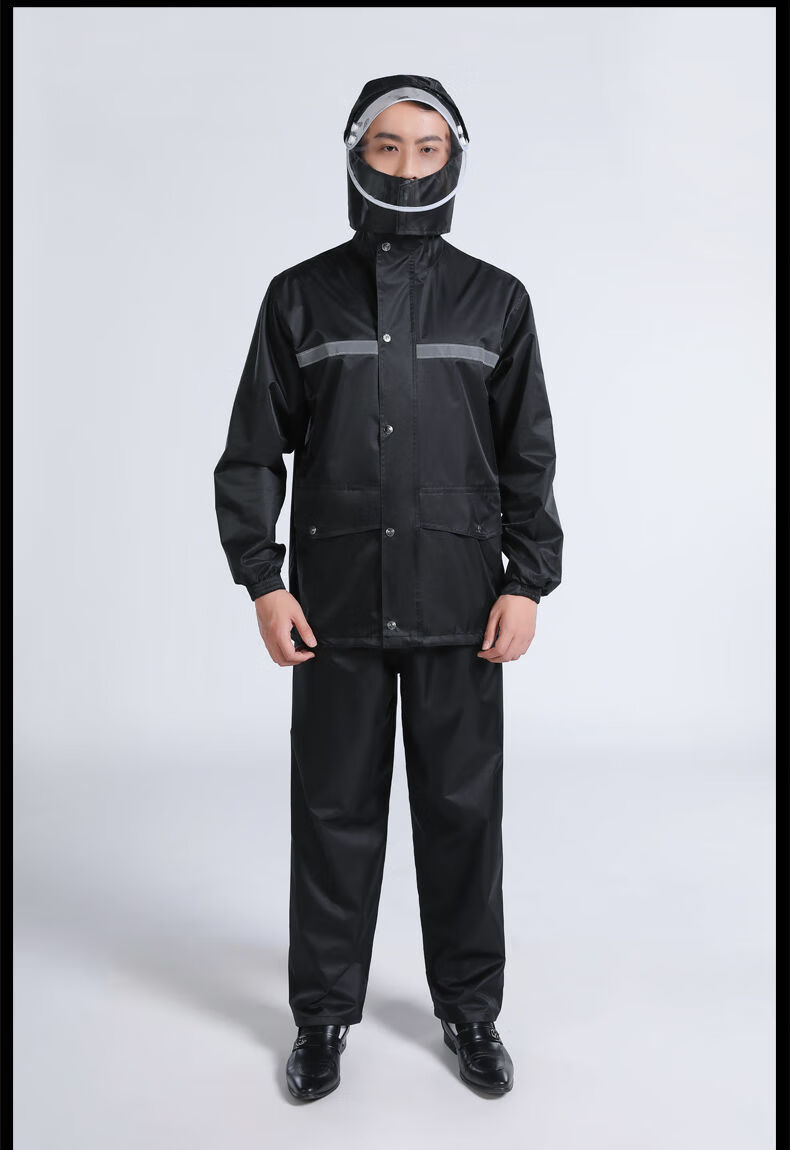 雨衣男防暴雨全身男女通用两件套干活雨衣雨裤套装成人劳保工作服连体