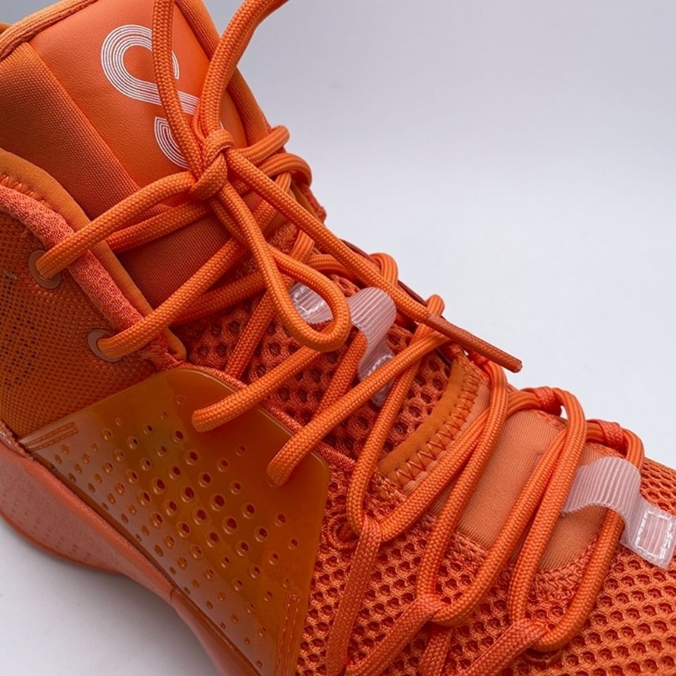 圆形鞋带适配李宁音速8篮球鞋薄荷绿萝卜橙鞋带男女薄荷绿14米