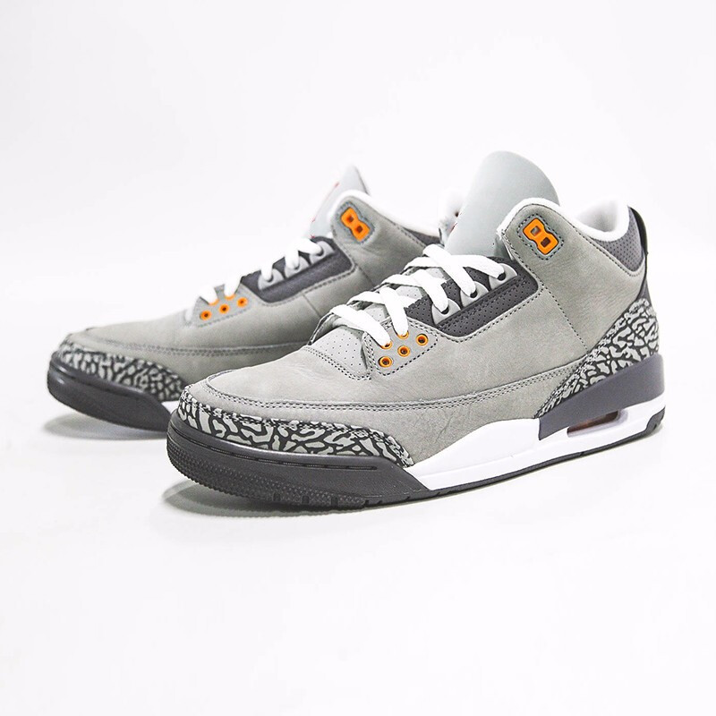 帅电乔3 cool grey 酷灰 水泥灰爆裂纹 男子篮球鞋 男女运动鞋 ct8532