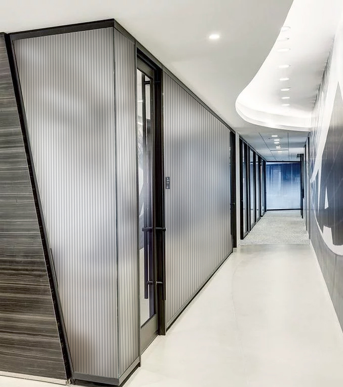 六月花 长虹玻璃贴膜透光不透明办公室静电磨砂装饰防走光彩色渐变膜