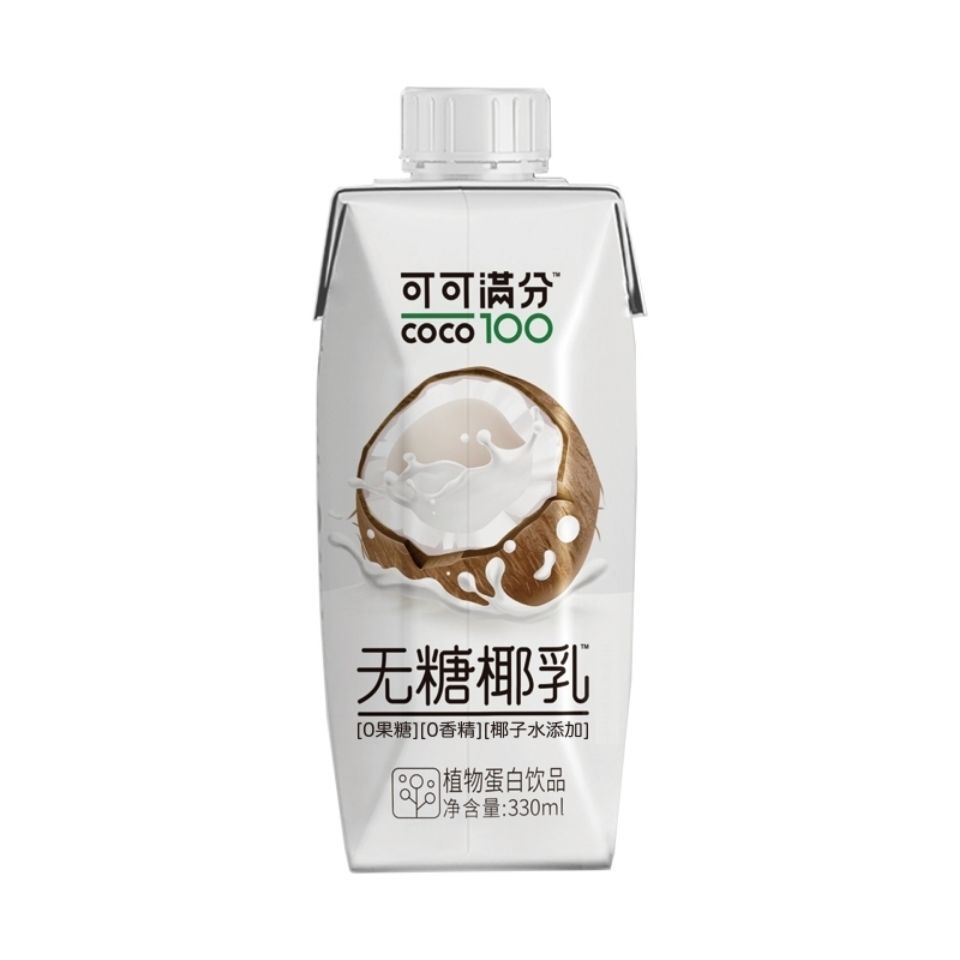 可可满分椰乳可可满分椰乳330ml3瓶椰子水饮料3瓶装